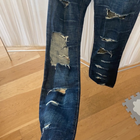 Roberto Cavalli ripped jeans sz30 - Picture 7 of 11